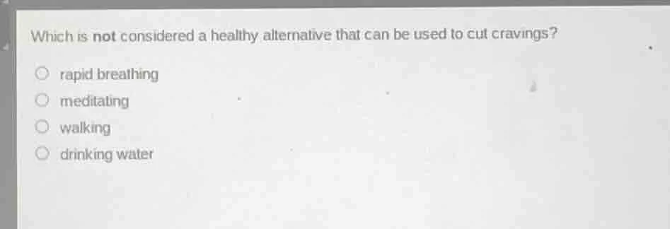 which is not considered a healthy alternative that can be used to cut c…