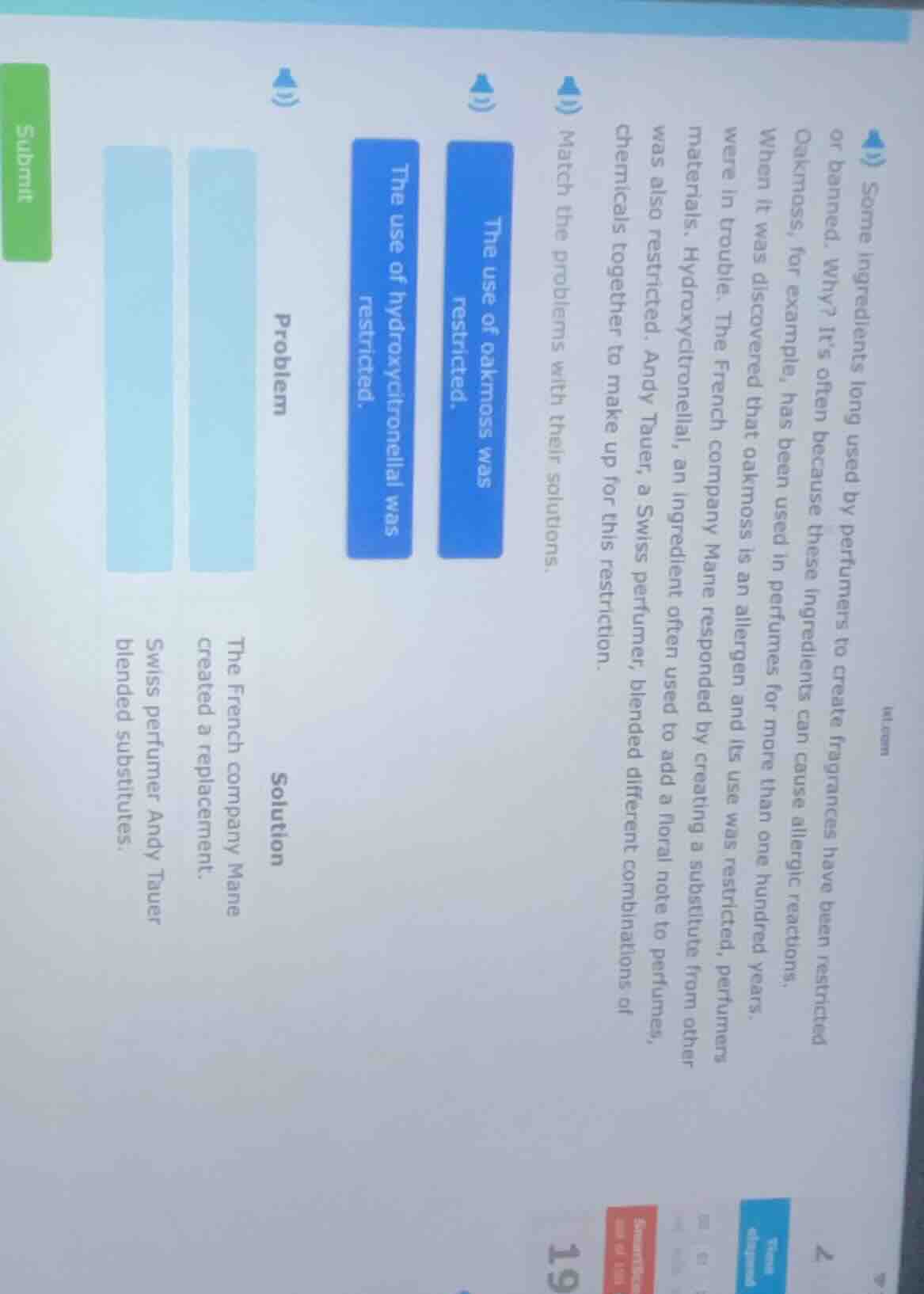 some ingredients long used by perfumers to create fragrances have been …