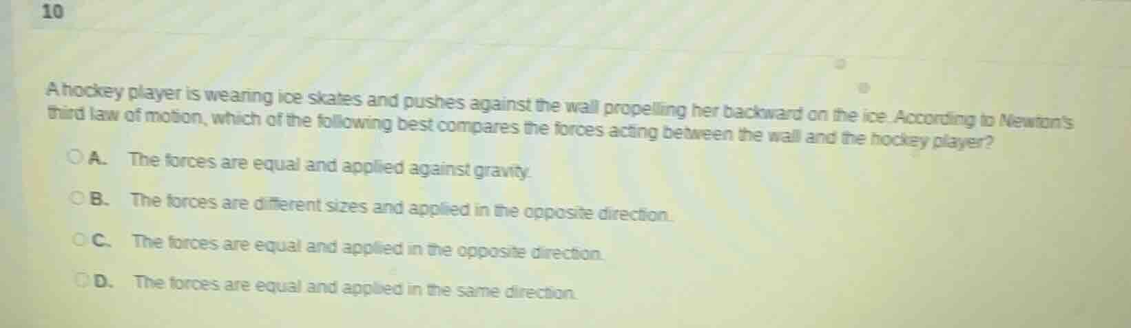 10 a hockey player is wearing ice skates and pushes against the wall pr…