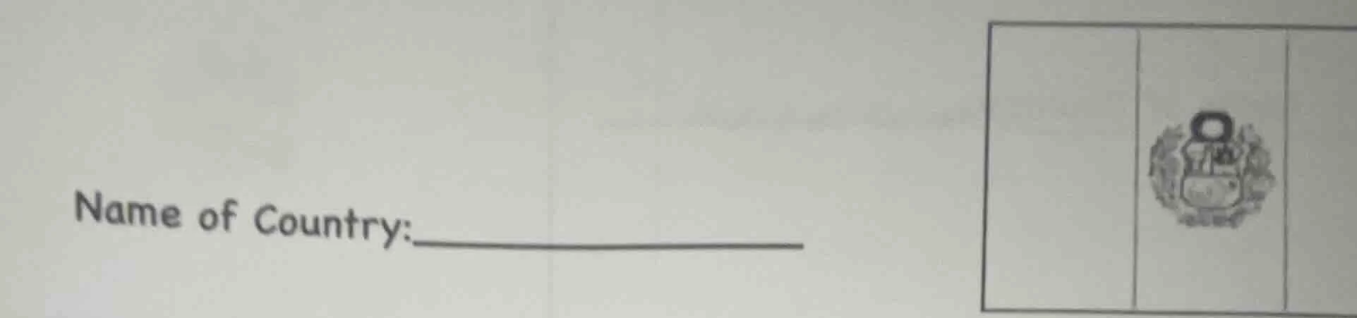 name of country: