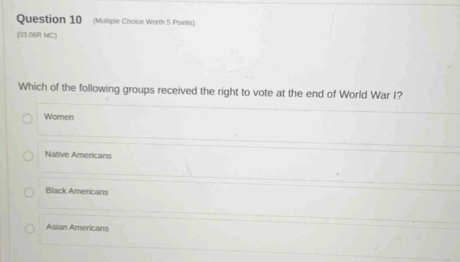 question 10 (multiple choice worth 5 points) (03.06r mc) which of the f…