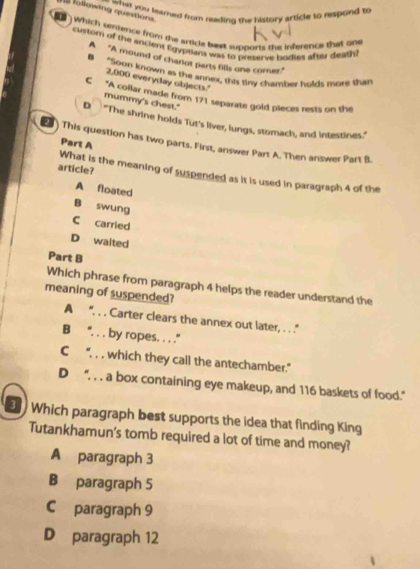 what you learned from reading the history article to respond to the fol…