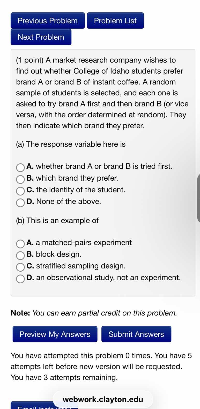 (1 point) a market research company wishes to find out whether college …