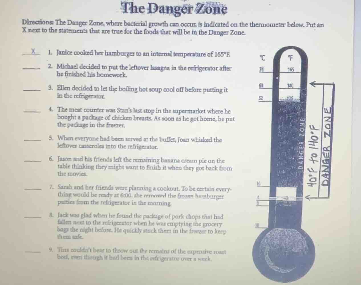 the danger zone directions: the danger zone, where bacterial growth can…