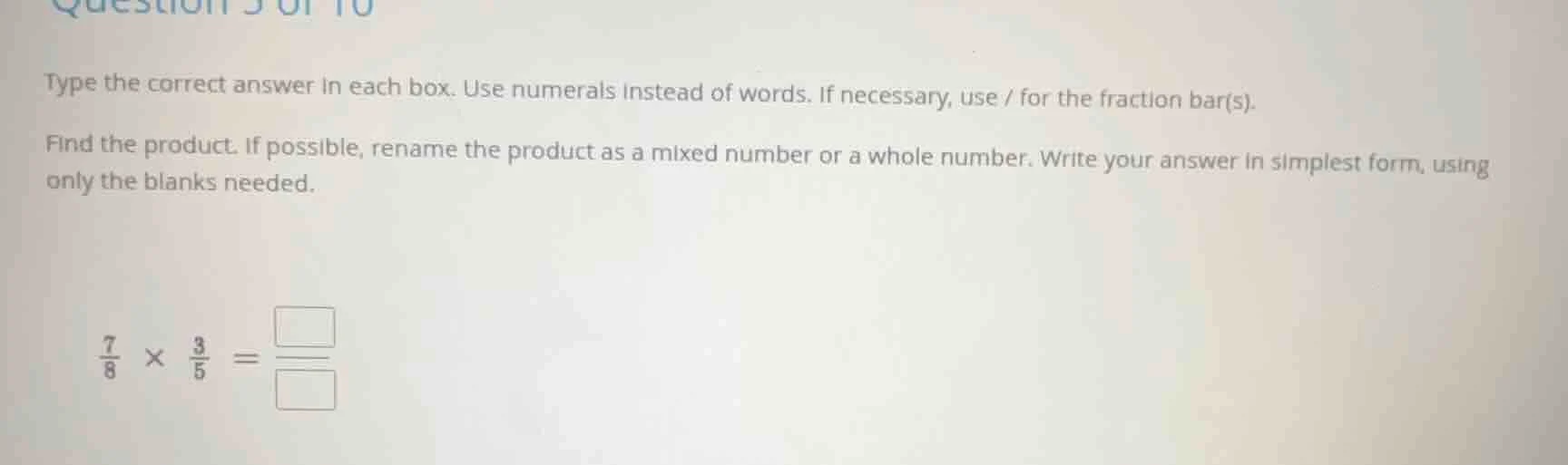 type the correct answer in each box. use numerals instead of words. if …