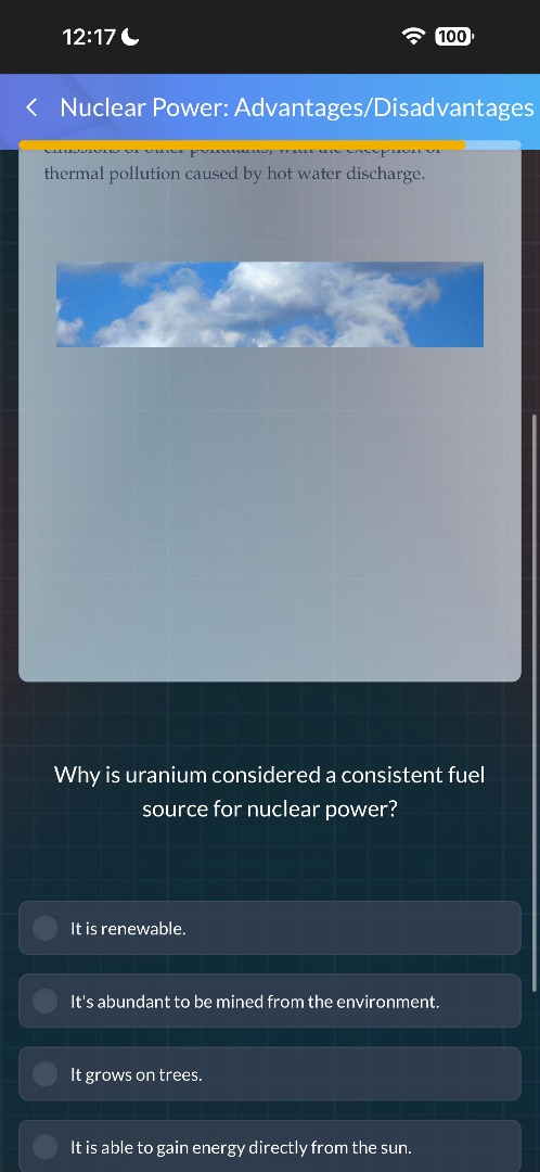 nuclear power: advantages/disadvantages thermal pollution caused by hot…