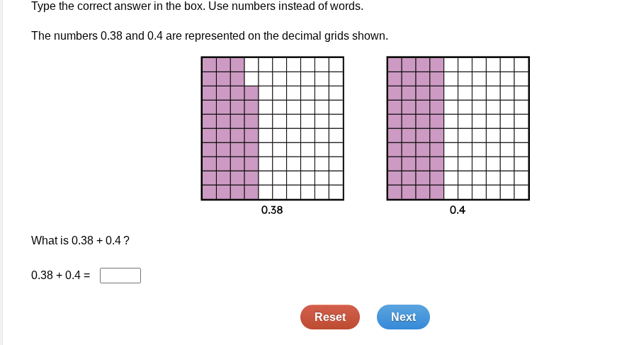 type the correct answer in the box. use numbers instead of words. the n…