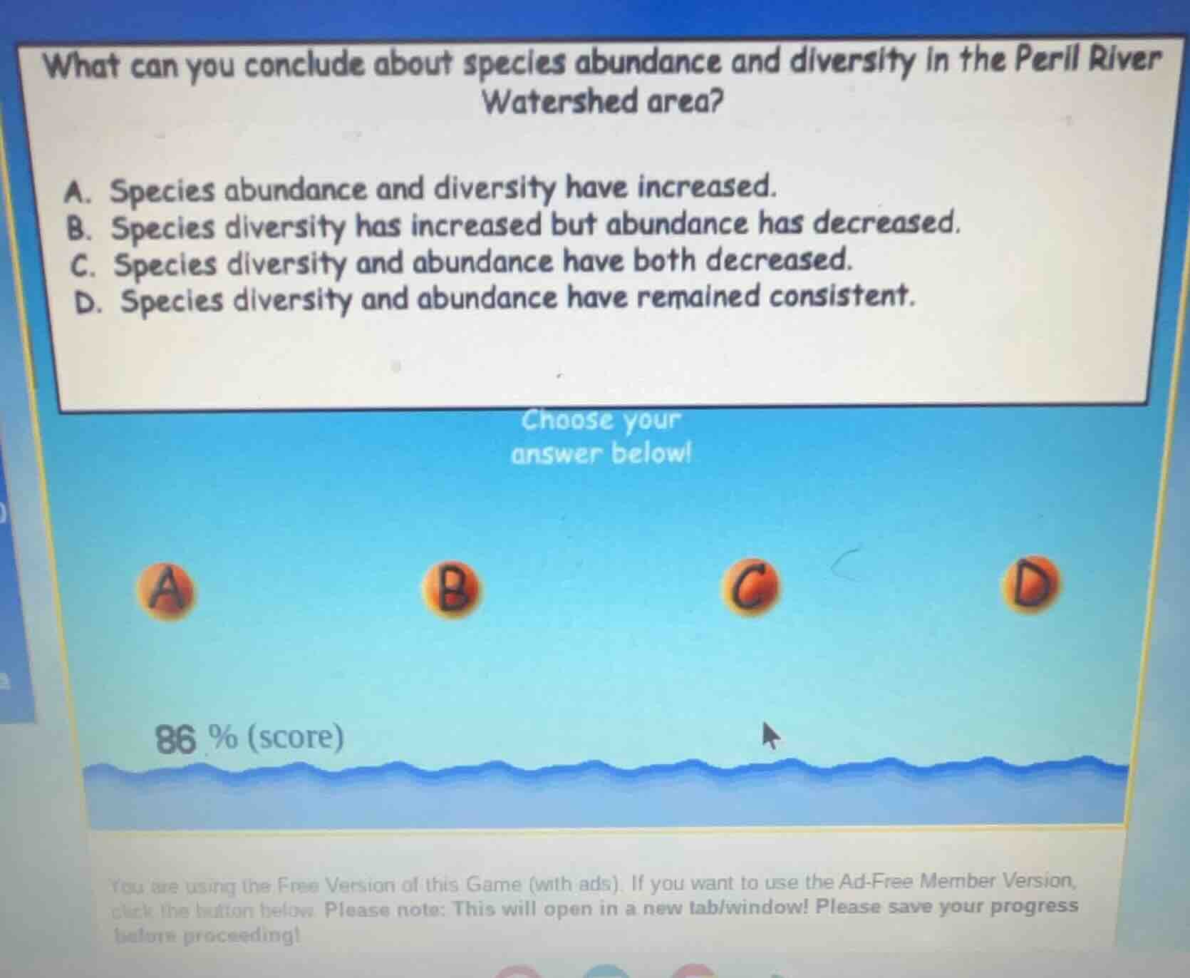 what can you conclude about species abundance and diversity in the peri…