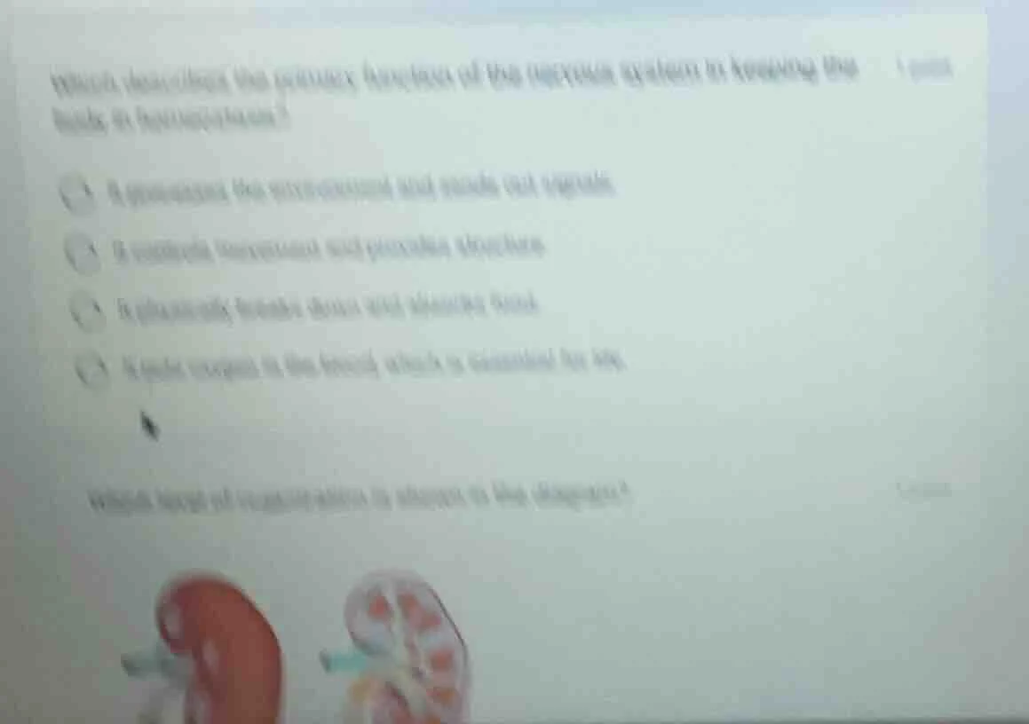 which describes the primary function of the immune system in keeping th…