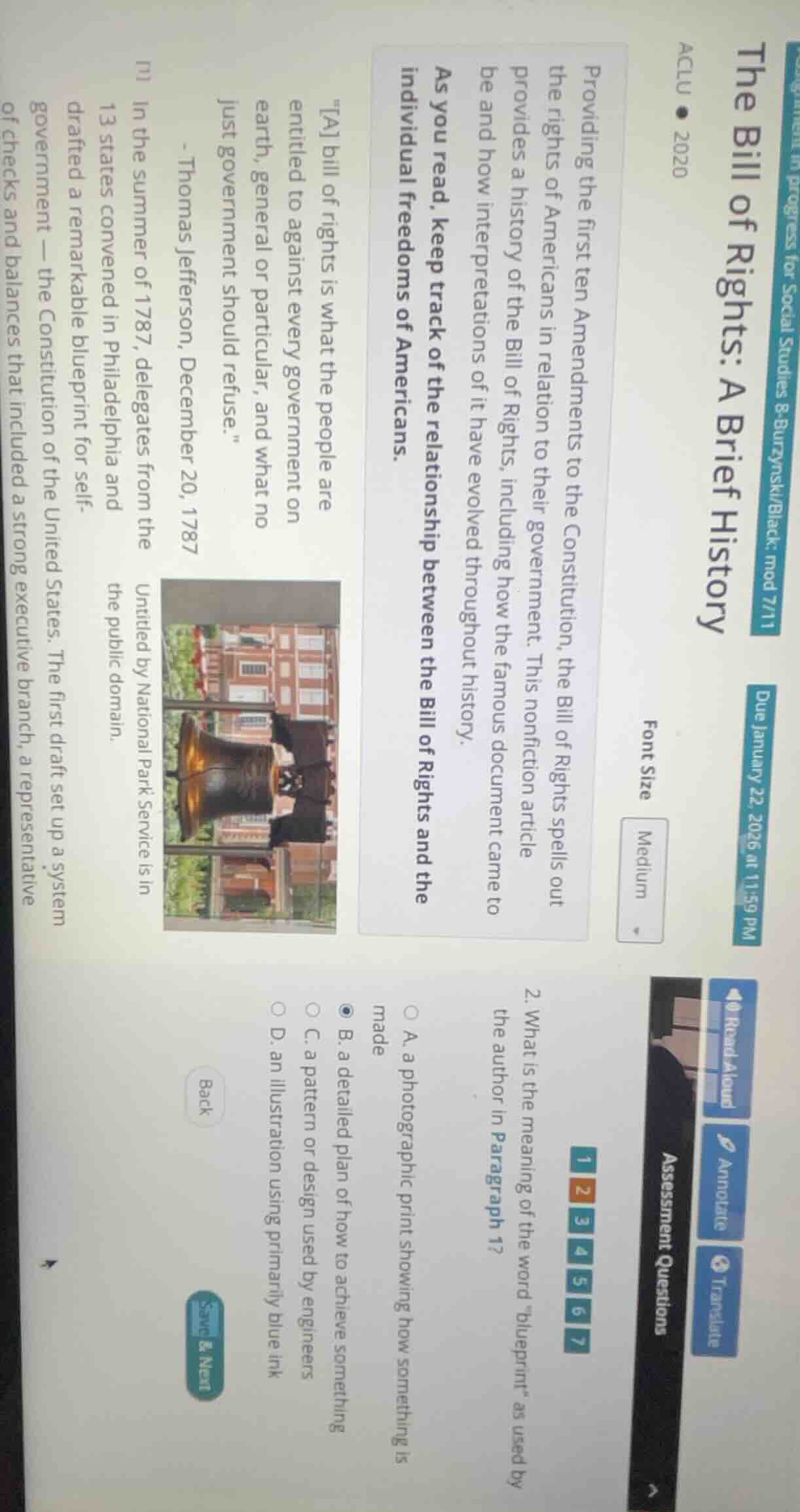 2. what is the meaning of the word \blueprint\ as used by the author in…