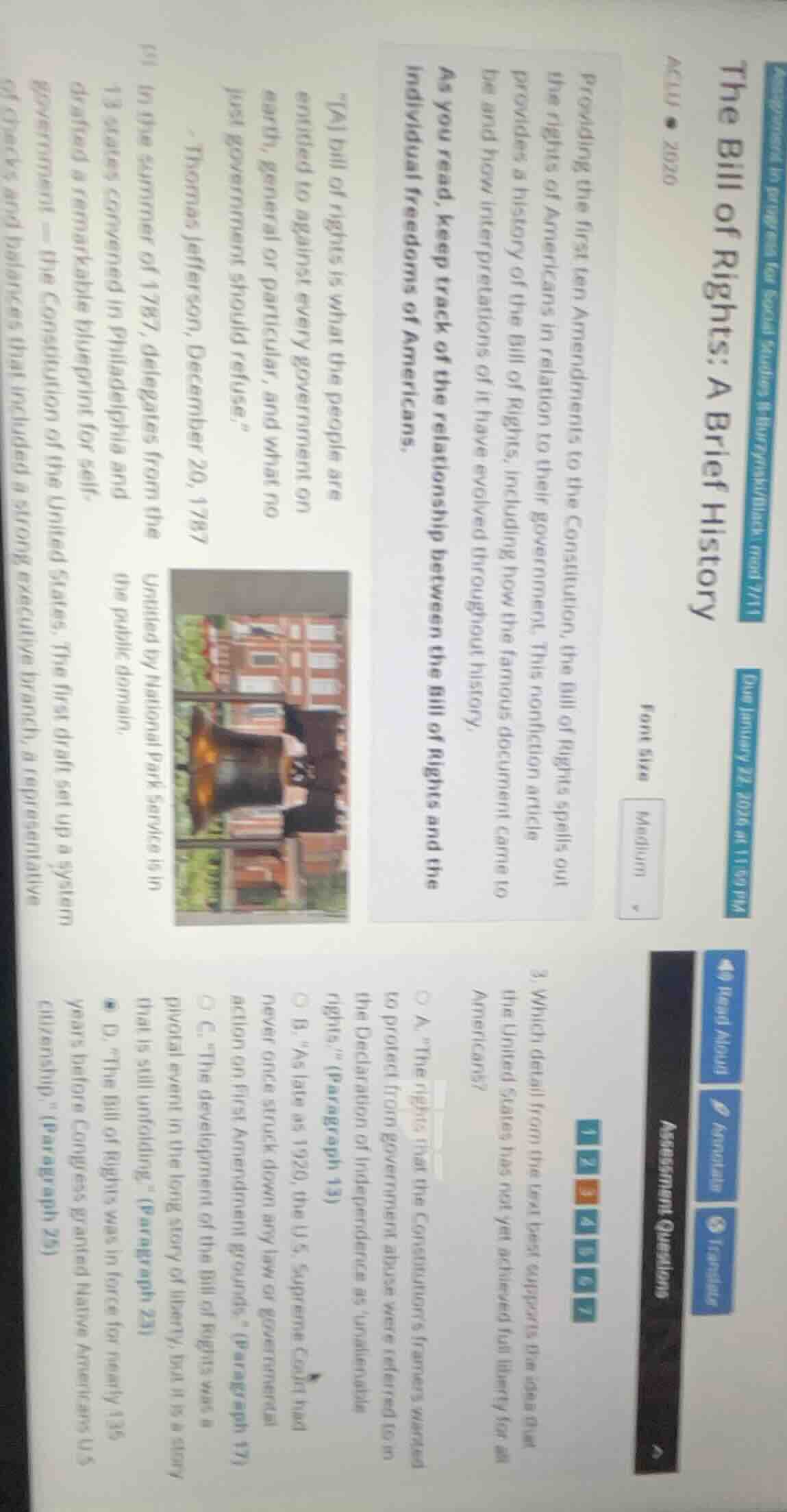 3. which detail from the text best supports the idea that the united st…