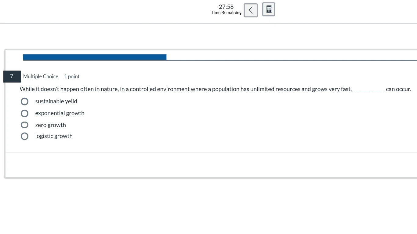 7 multiple choice 1 point while it doesnt happen often in nature, in a …