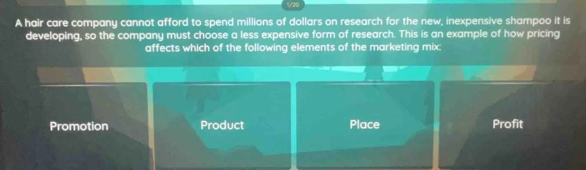 a hair care company cannot afford to spend millions of dollars on resea…