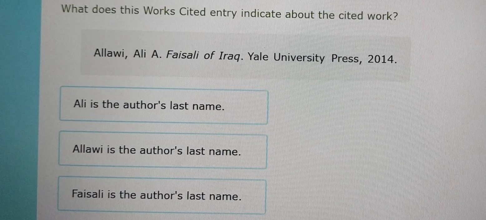 what does this works cited entry indicate about the cited work? allawi,…