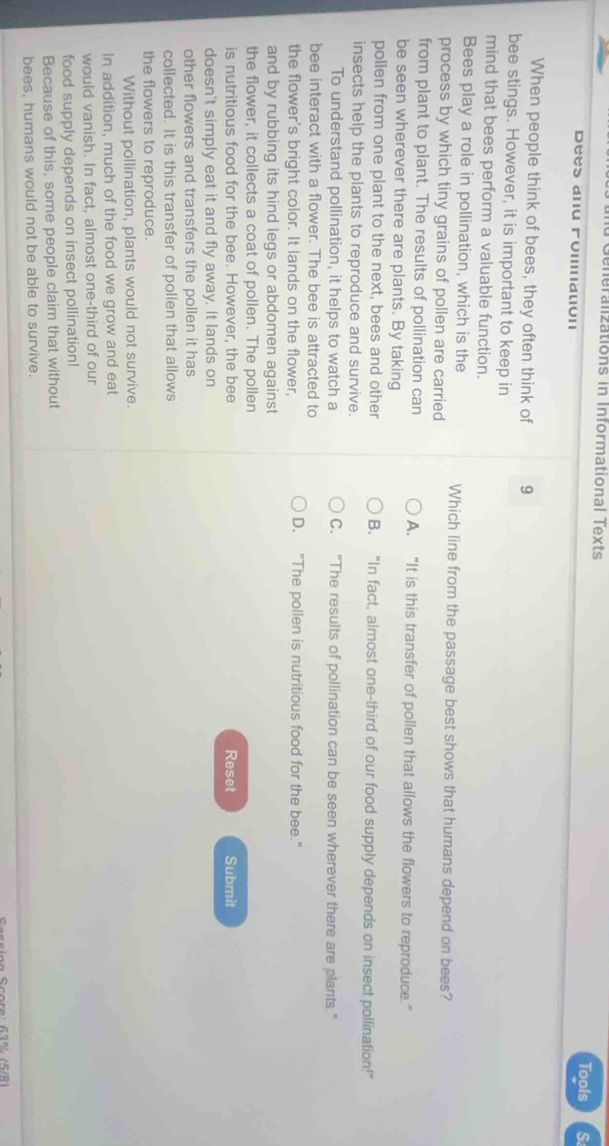 when people think of bees, they often think of bee stings. however, it …