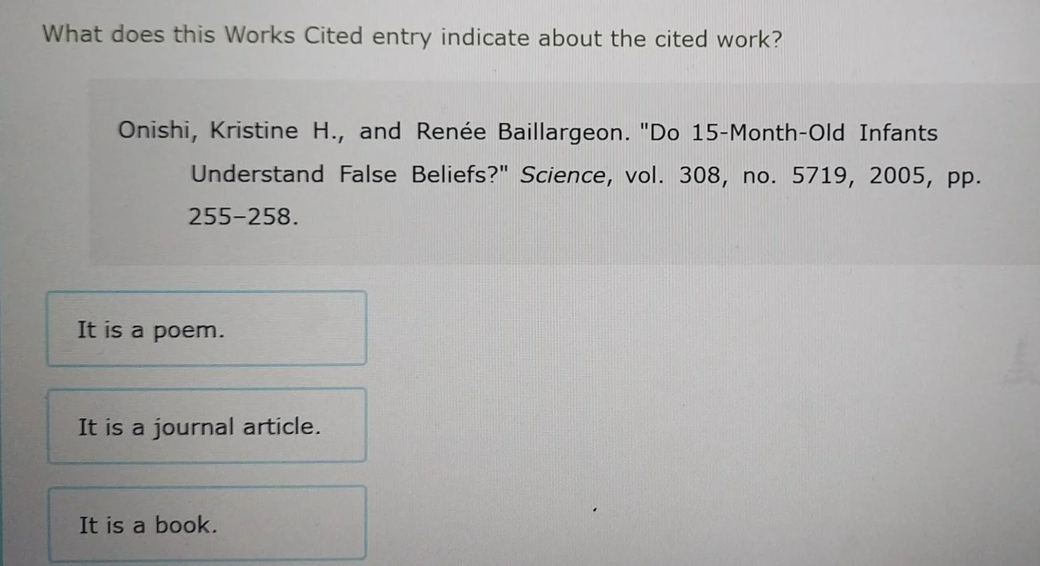 what does this works cited entry indicate about the cited work? onishi,…