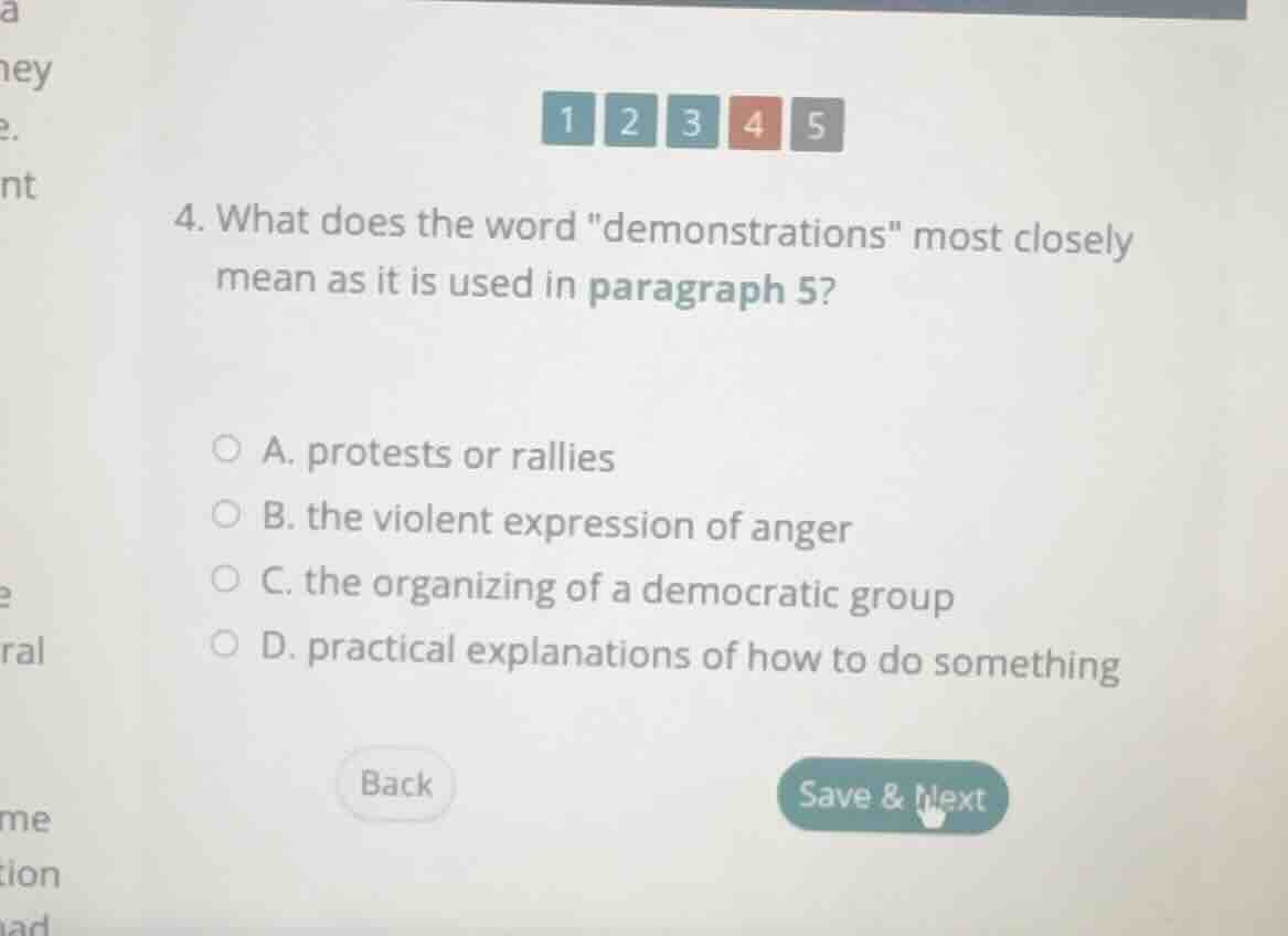 4. what does the word \demonstrations\ most closely mean as it is used …