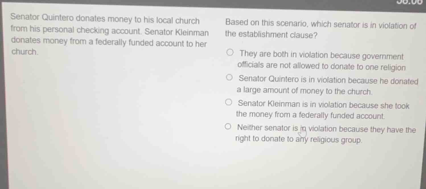 senator quintero donates money to his local church from his personal ch…