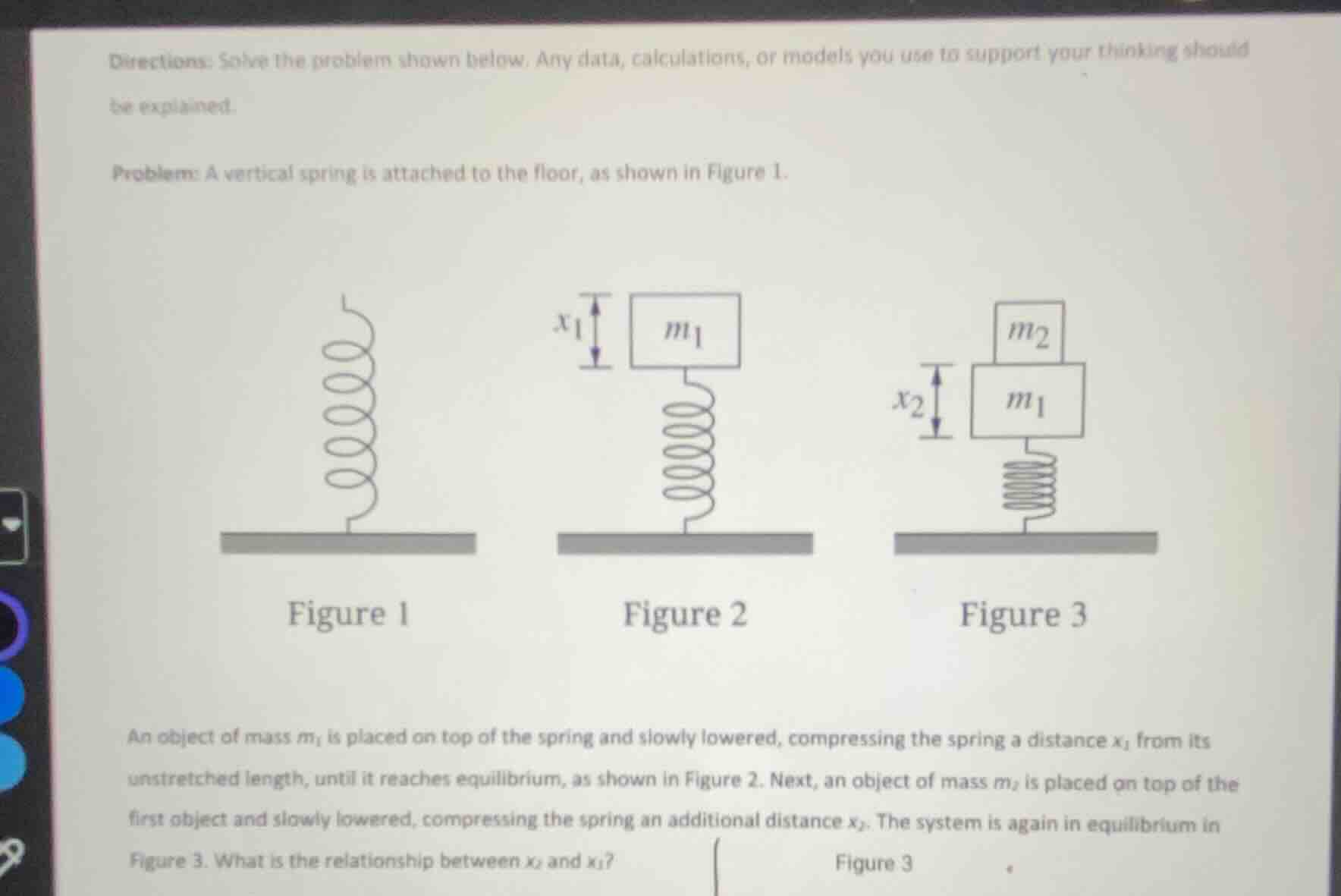 directions: solve the problem shown below. any data, calculations, or m…