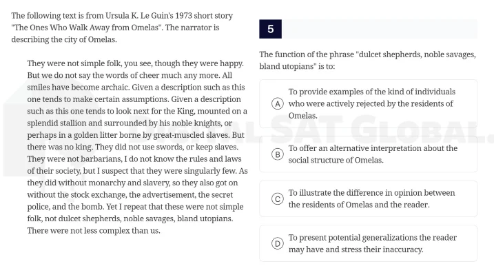 the following text is from ursula k. le guins 1973 short story the ones…