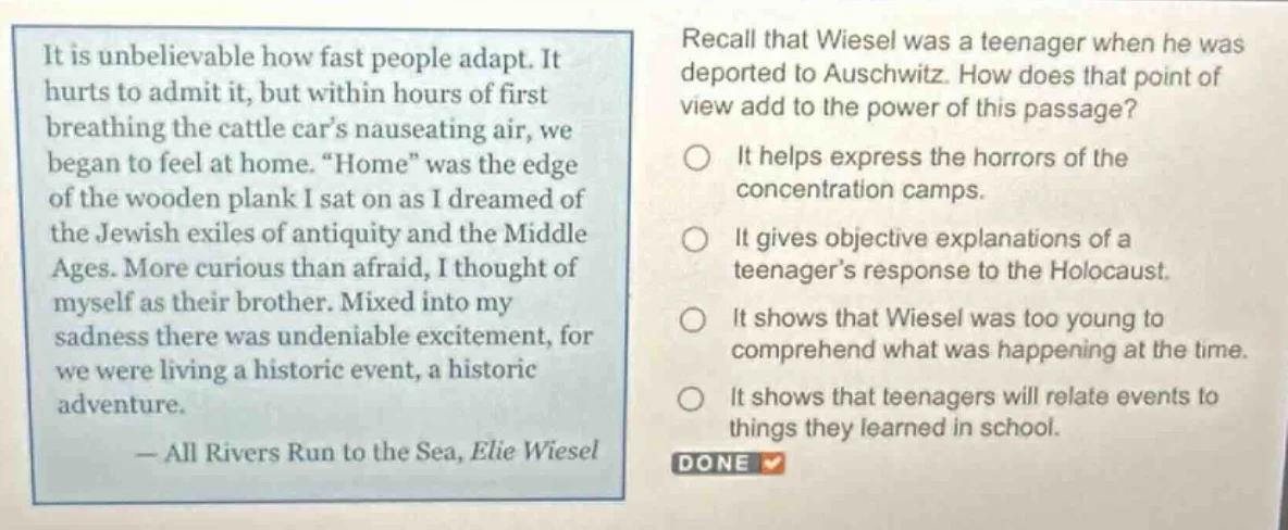 it is unbelievable how fast people adapt. it hurts to admit it, but wit…
