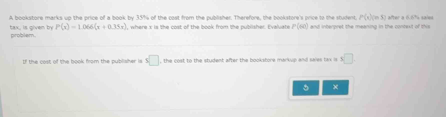 a bookstore marks up the price of a book by 35% of the cost from the pu…