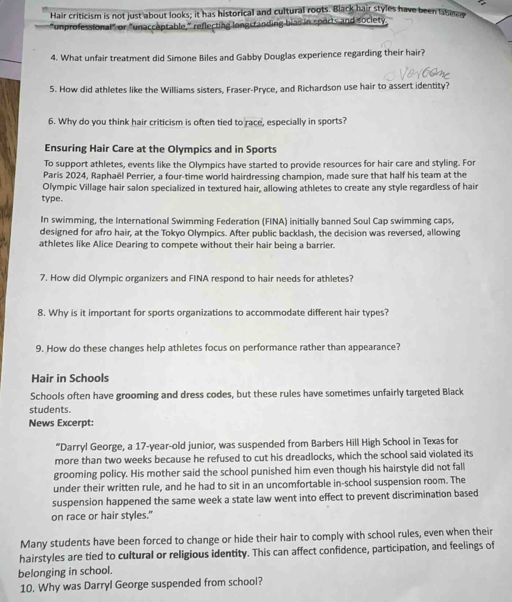 hair criticism is not just about looks; it has historical and cultural …