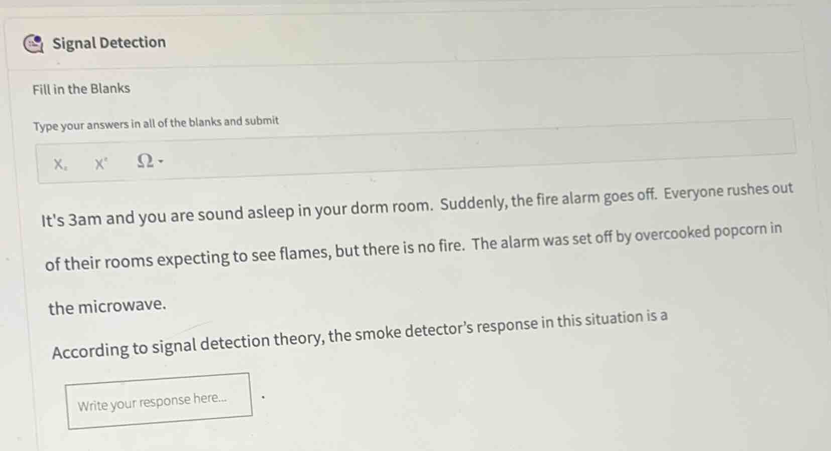 signal detection fill in the blanks type your answers in all of the bla…
