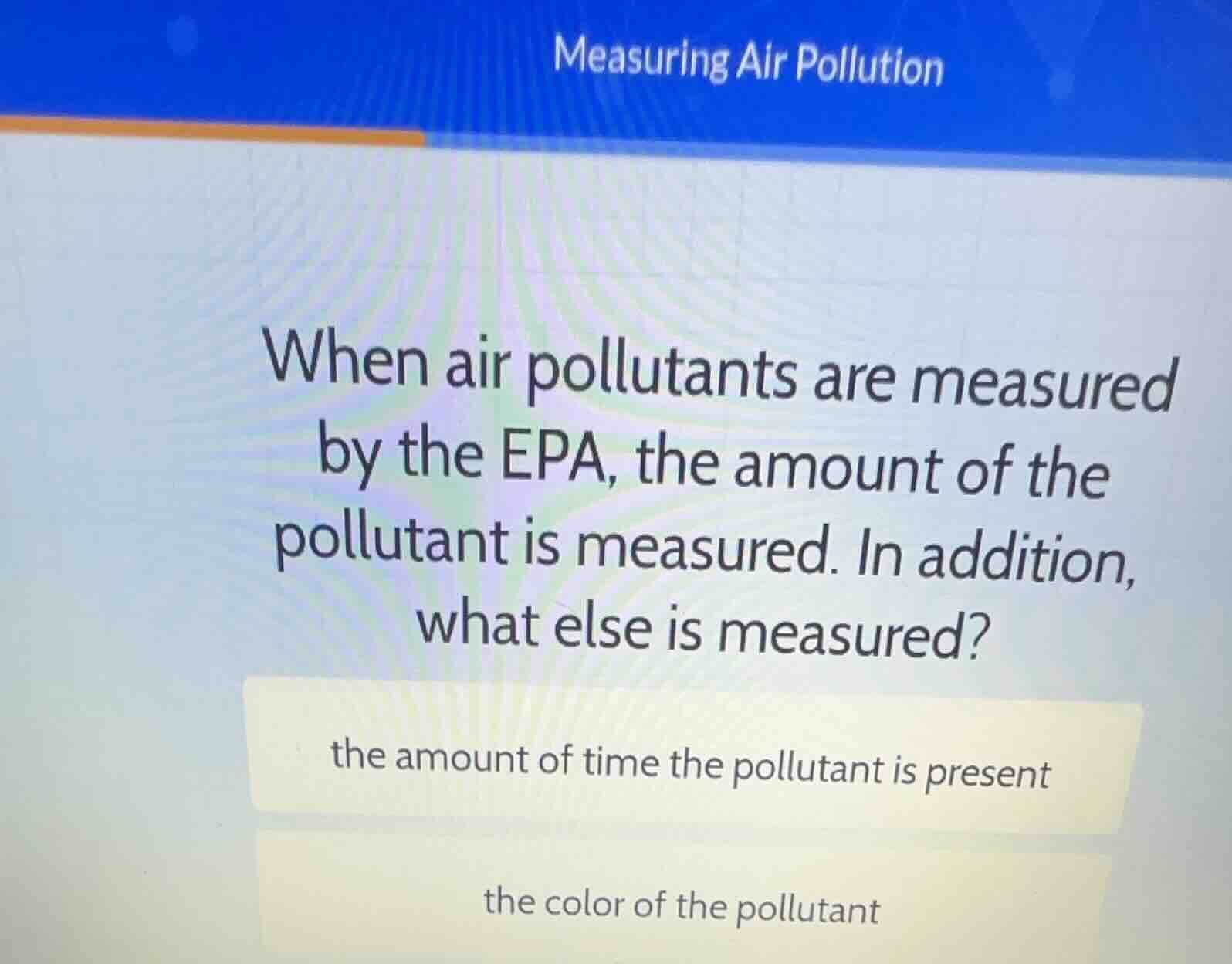 measuring air pollution when air pollutants are measured by the epa, th…