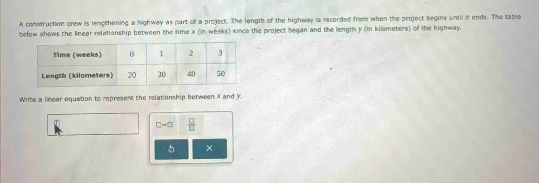 a construction crew is lengthening a highway as part of a project. the …