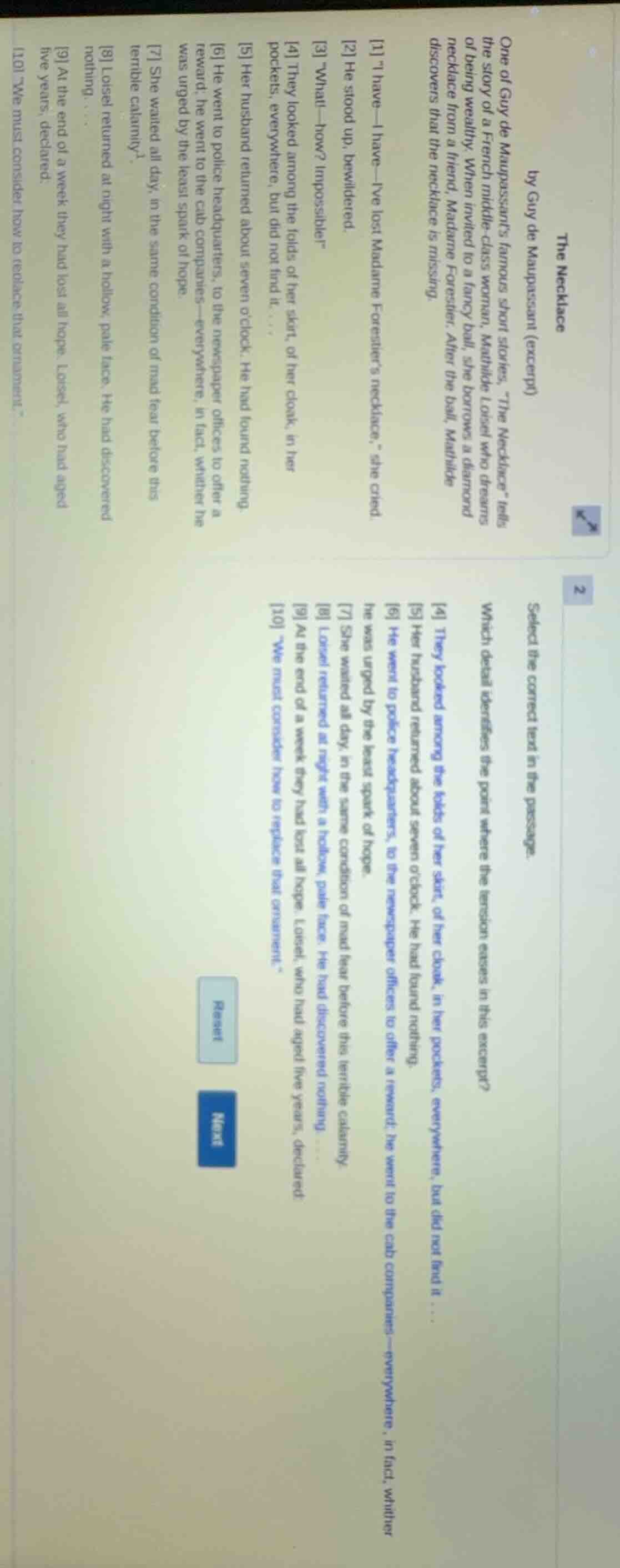 the necklace by guy de maupassant (excerpt) one of guy de maupassants f…