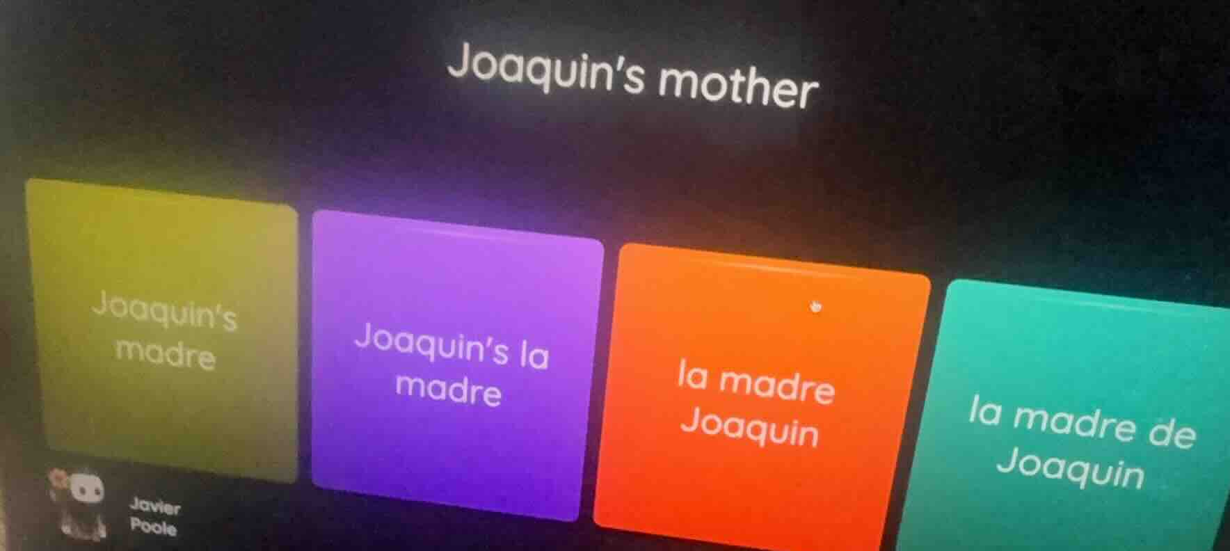 joaquin’s mother joaquin’s madre joaquin’s la madre la madre joaquin la…