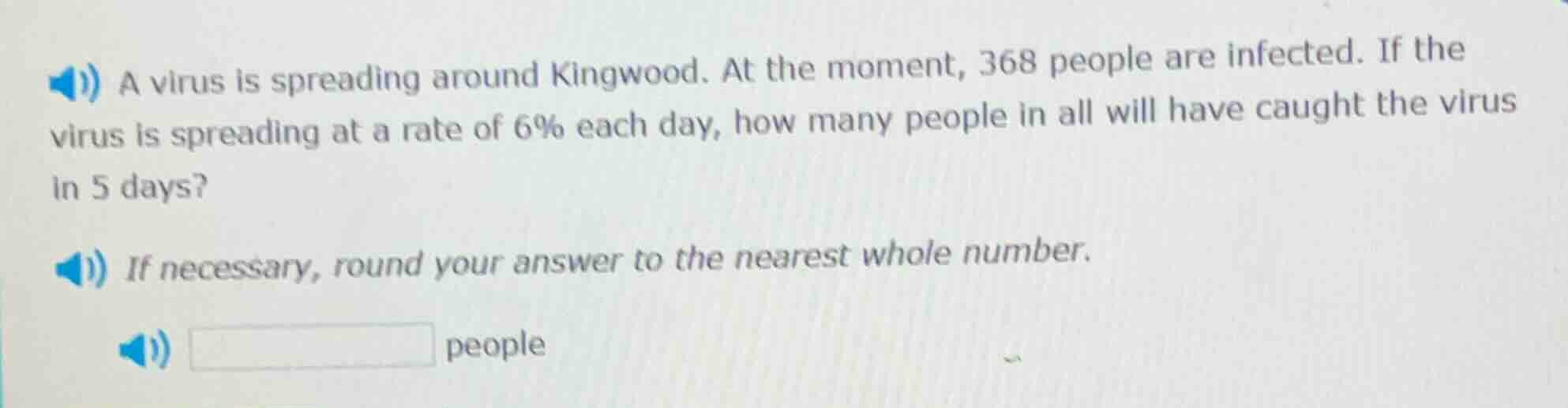 a virus is spreading around kingwood. at the moment, 368 people are inf…