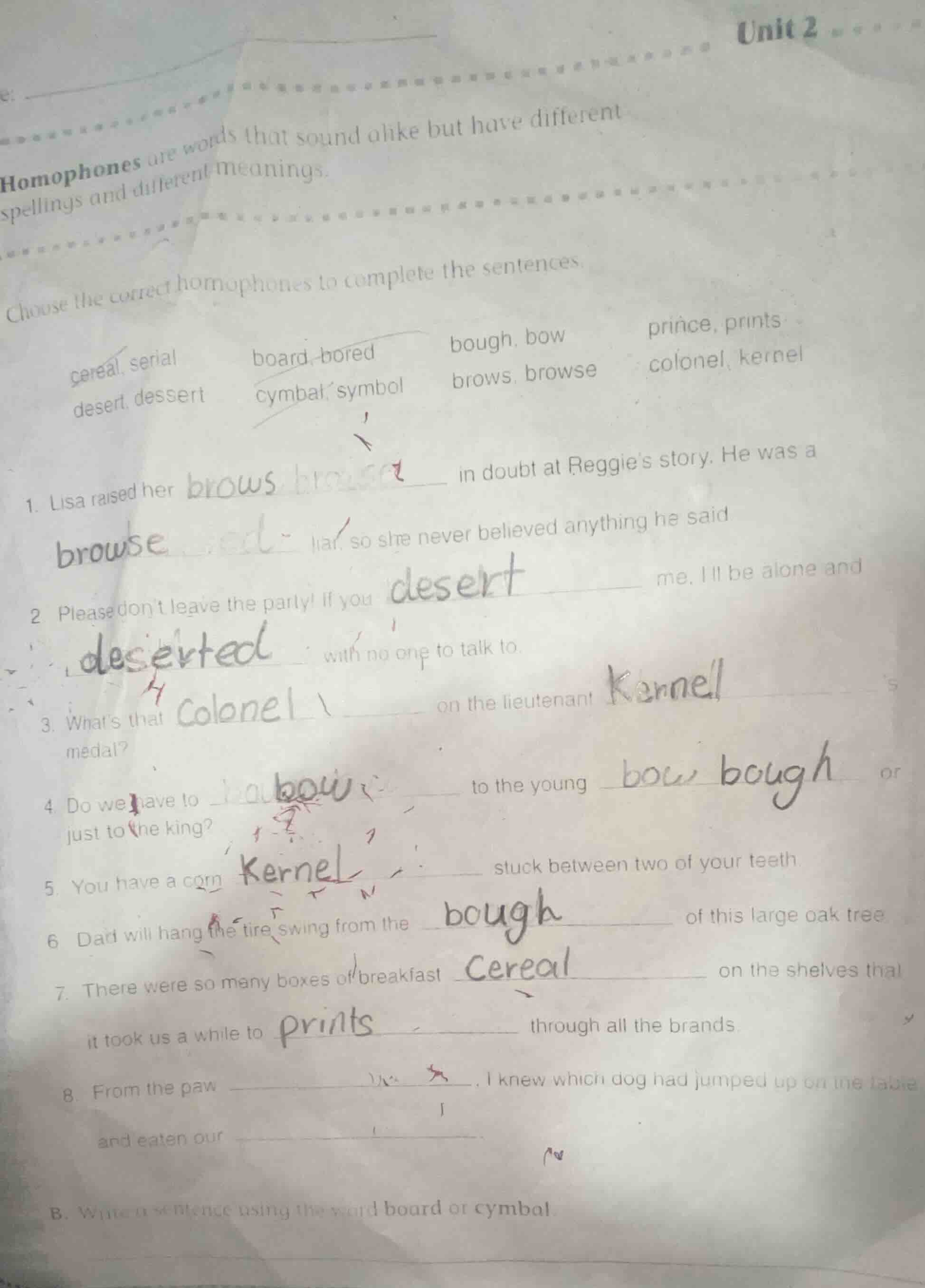 homophones are words that sound alike but have different spellings and …