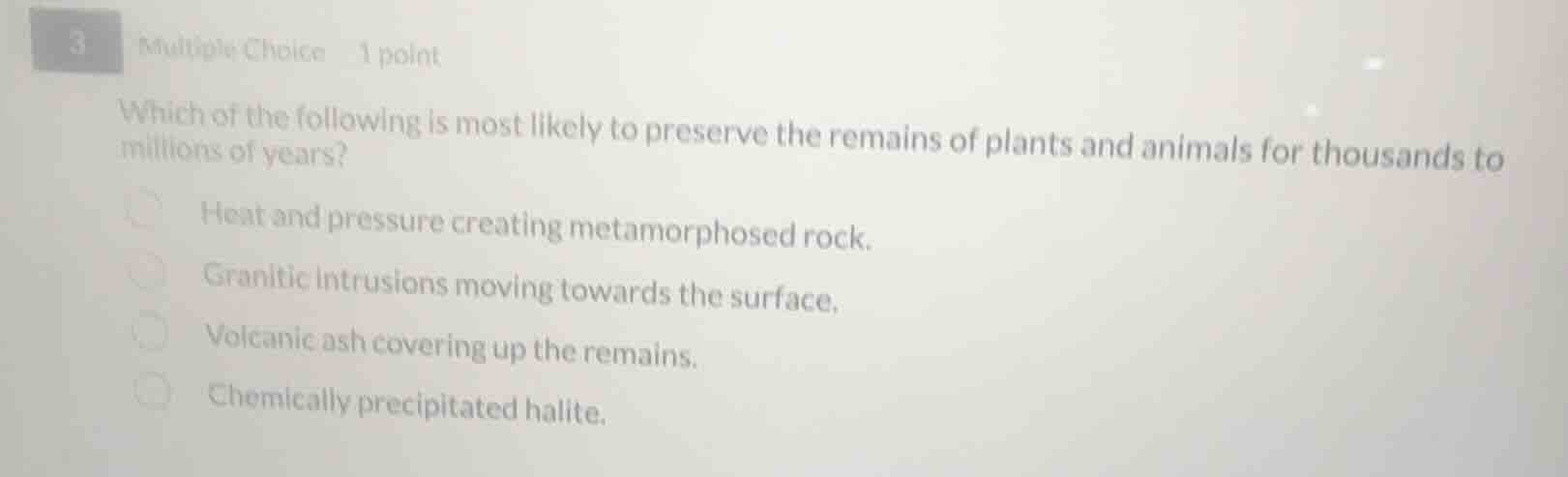 3 multiple choice 1 point which of the following is most likely to pres…