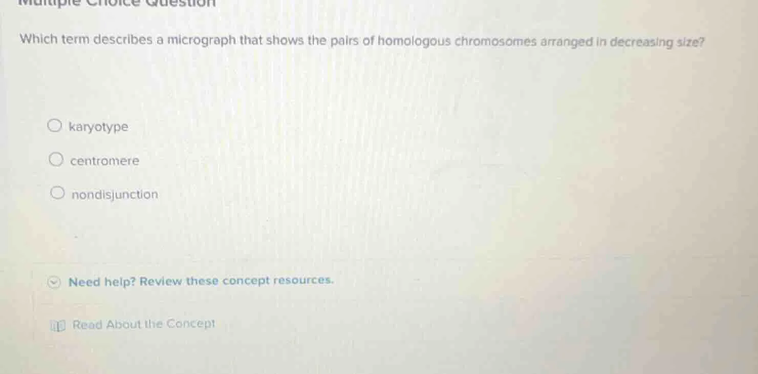 multiple choice question which term describes a micrograph that shows t…