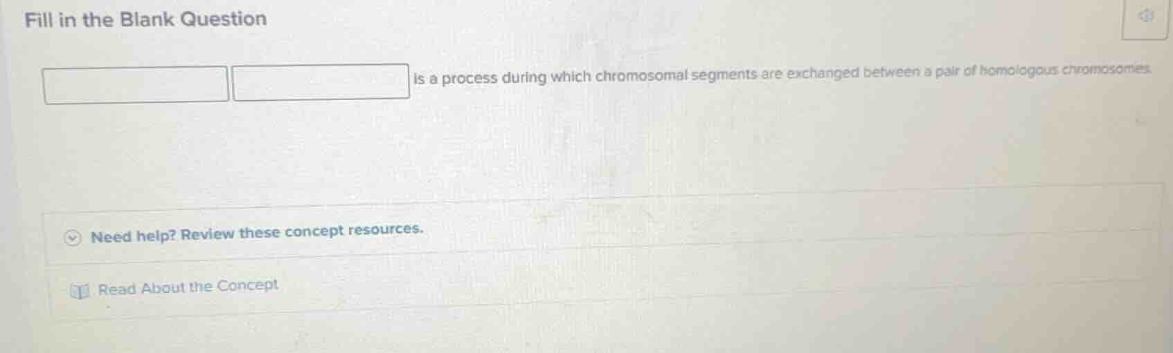 fill in the blank question blank1blank2 is a process during which chrom…