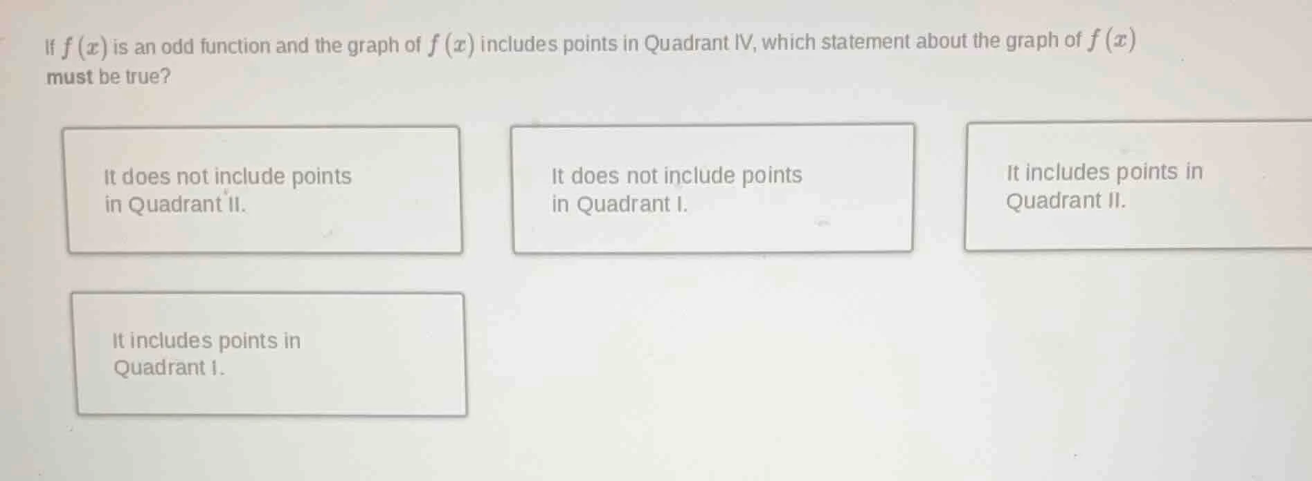 if $f(x)$ is an odd function and the graph of $f(x)$ includes points in…