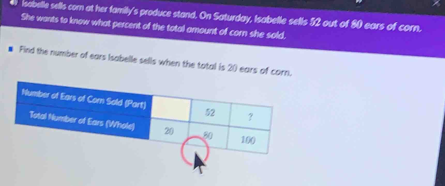 isabelle sells corn at her family’s produce stand. on saturday, isabell…