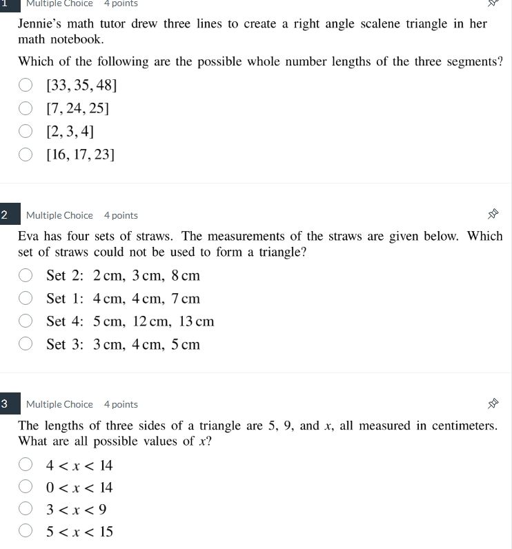 1 multiple choice 4 points jennie’s math tutor drew three lines to crea…
