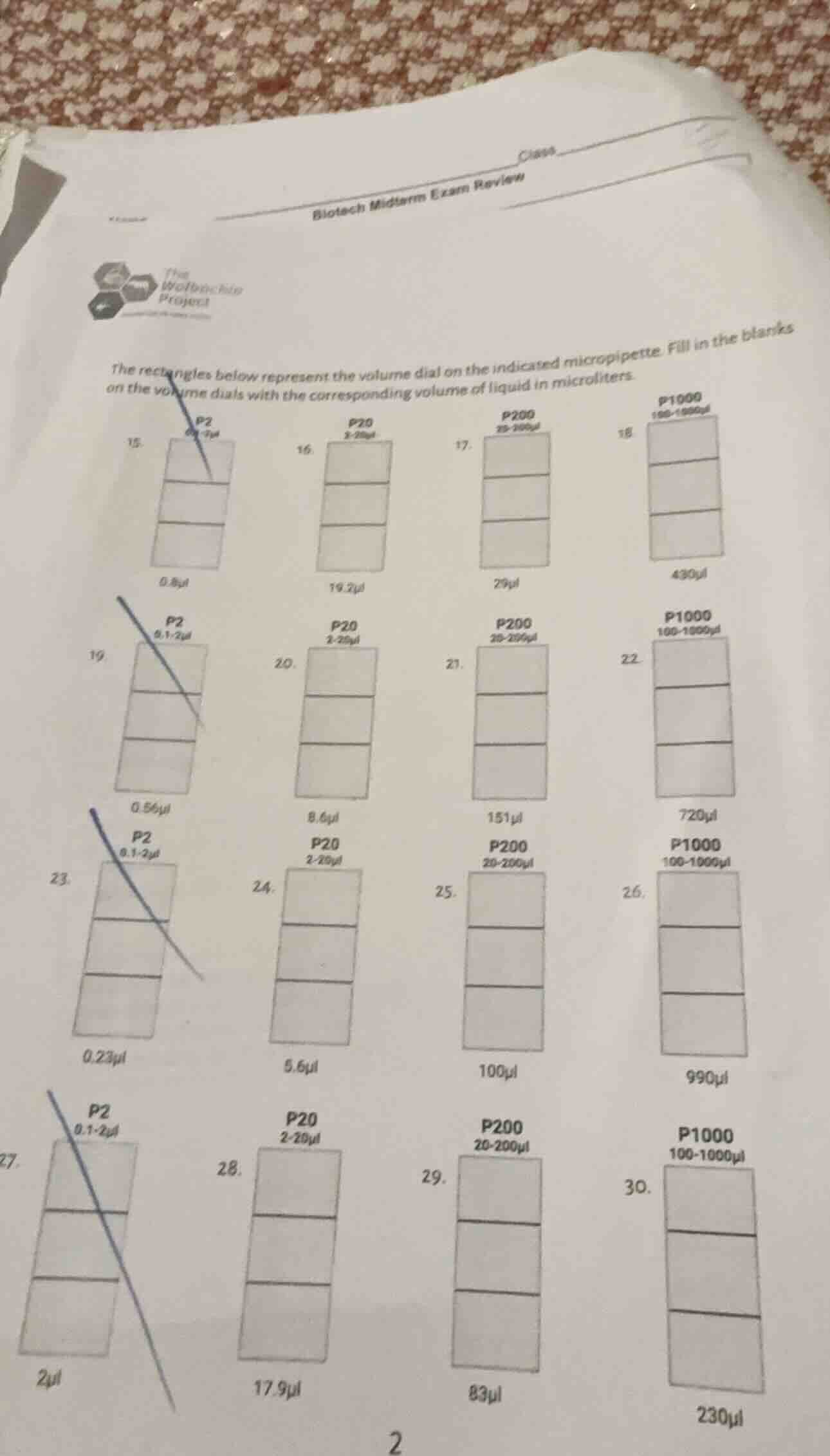 biotech midterm exam review the rectangles below represent the volume d…