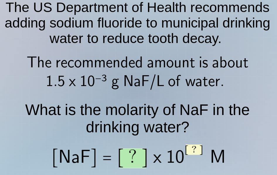 the us department of health recommends adding sodium fluoride to munici…