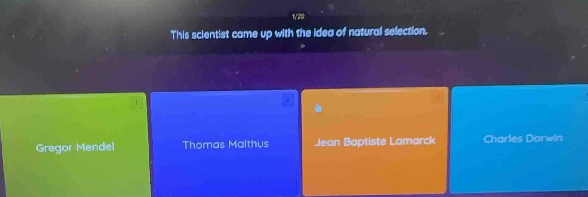 this scientist came up with the idea of natural selection. gregor mende…