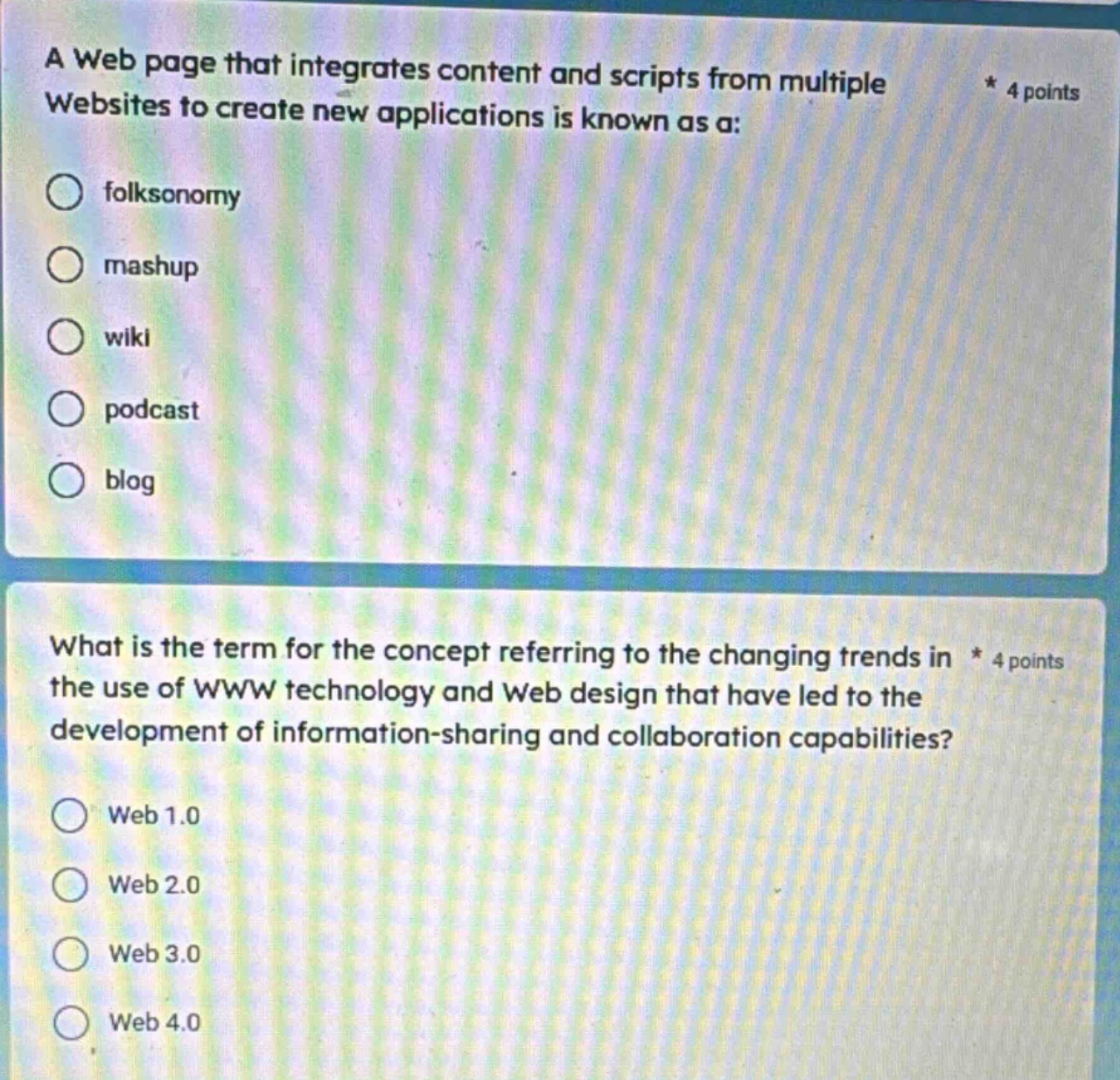 a web page that integrates content and scripts from multiple websites t…