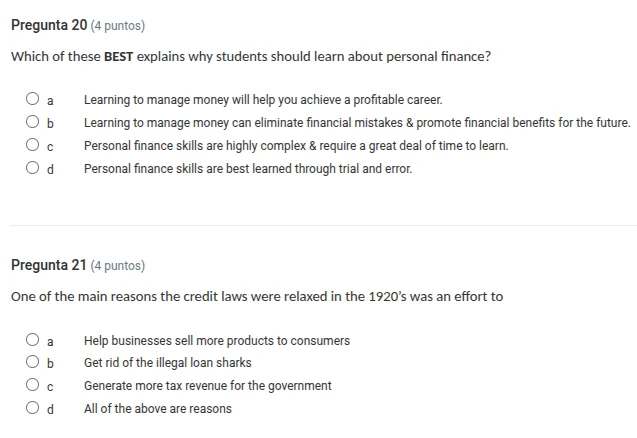 pregunta 20 (4 puntos) which of these best explains why students should…