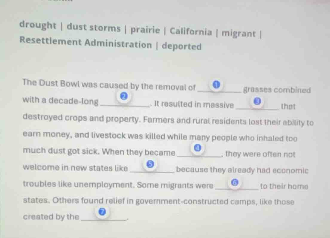drought | dust storms | prairie | california | migrant | resettlement a…