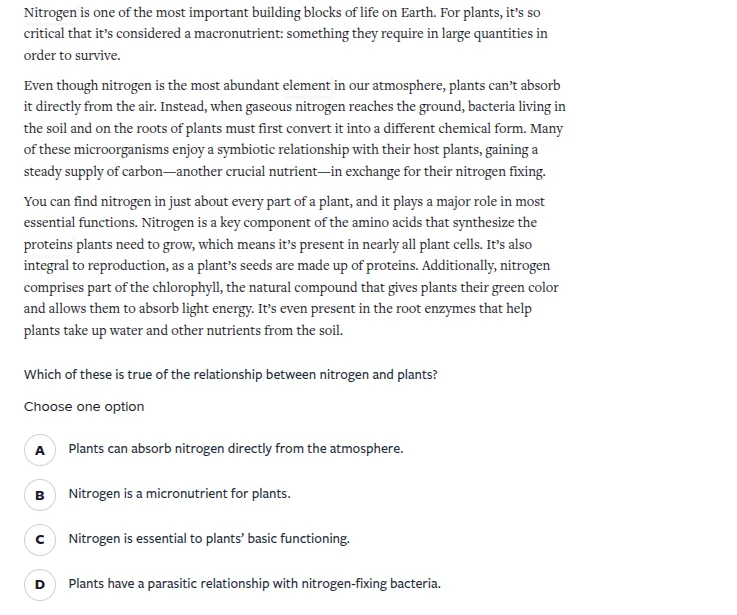 nitrogen is one of the most important building blocks of life on earth.…
