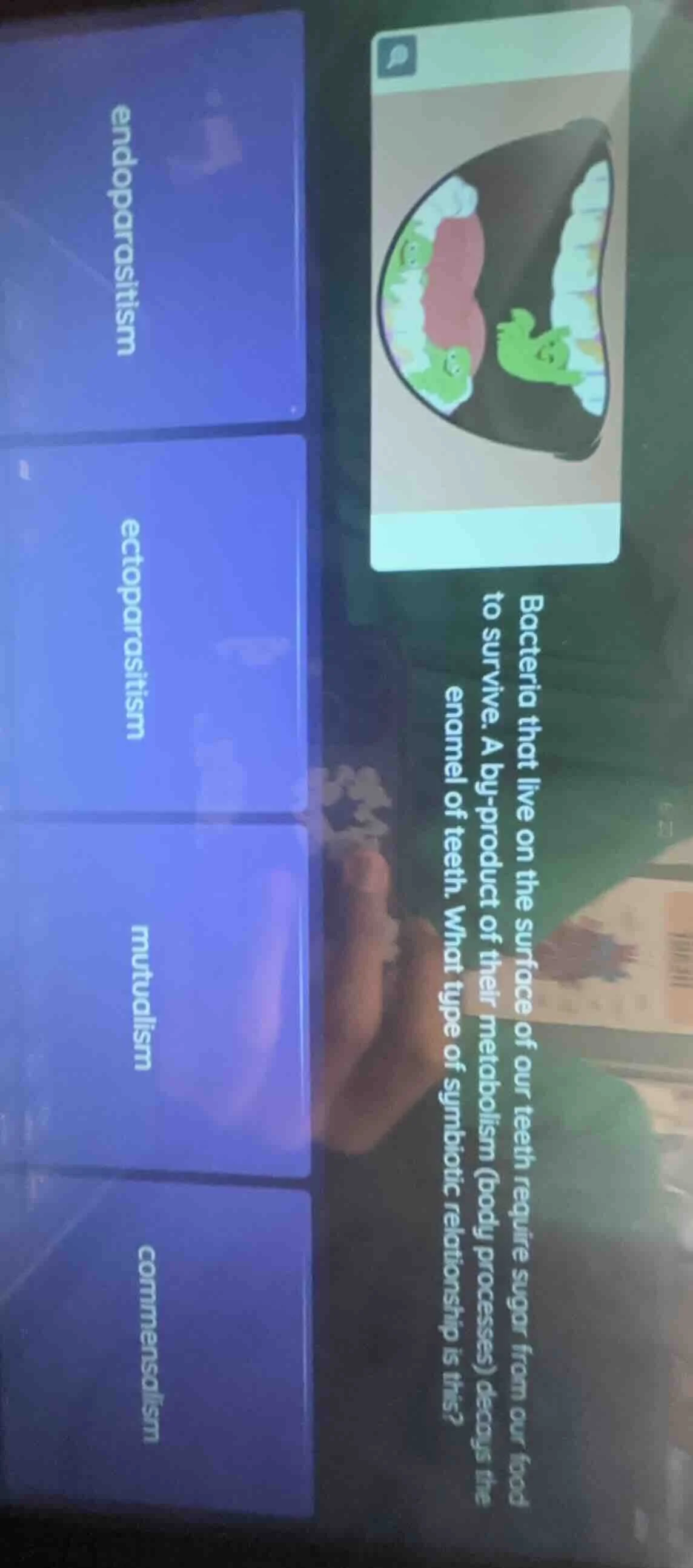 bacteria that live on the surface of our teeth require sugar from our f…