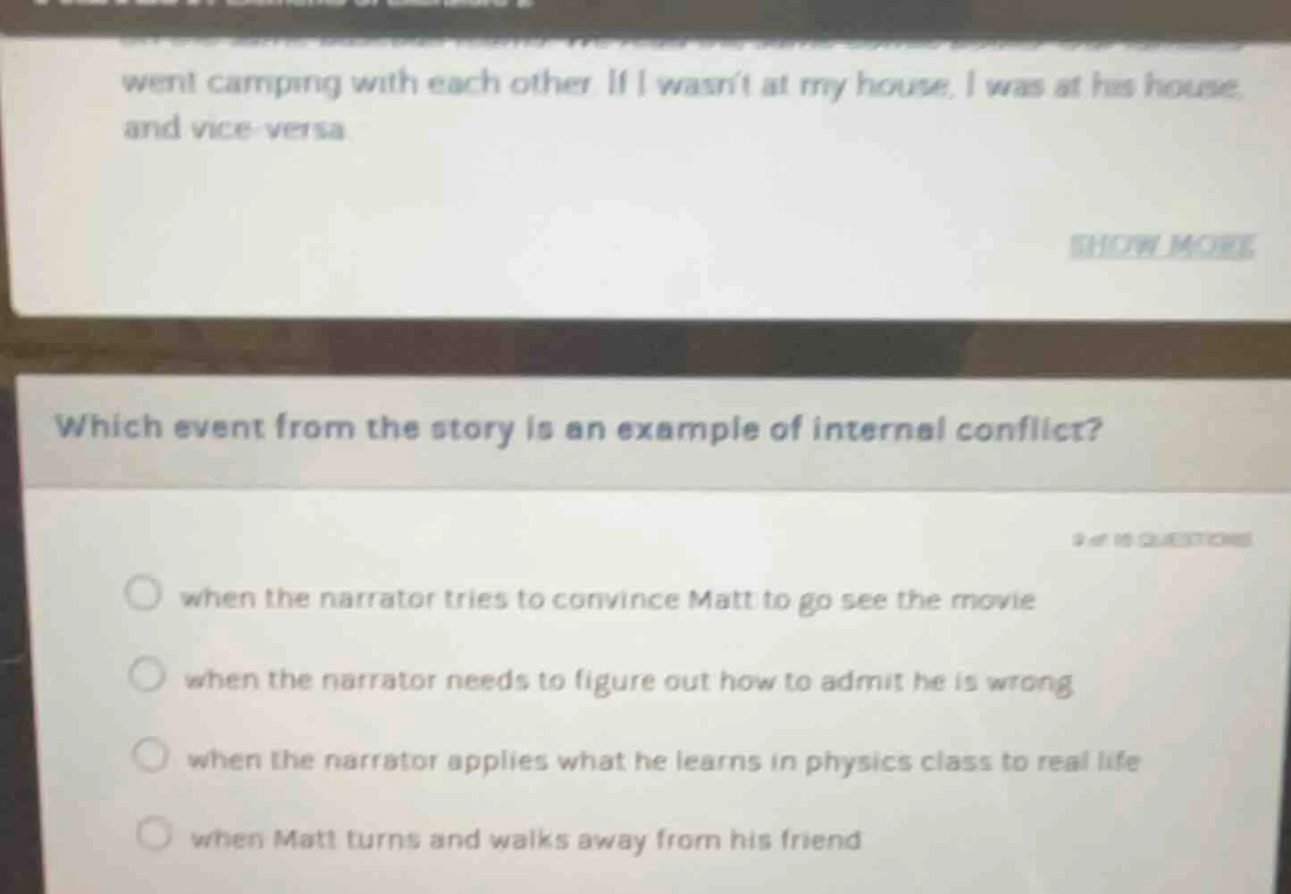 went camping with each other. if i wasnt at my house, i was at his hous…