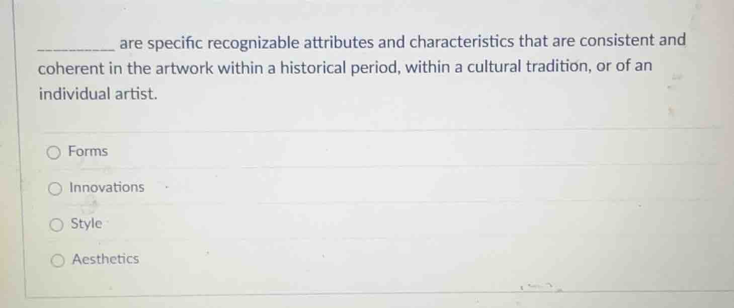 _______ are specific recognizable attributes and characteristics that a…